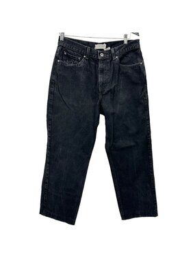 Sonoma Goods for Life Straight Fit Black Wash Denim Jeans 32 X 27